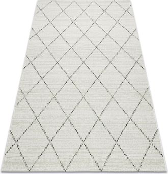 RugsX Rugsx - Alfombra De Cuerda Sisal Color 19436/062 Rombos Cuadrados Beige Beige 140x200 Cm