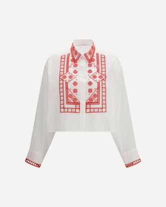 Ermanno Scervino Manjaro embroidered Shirt Female 44