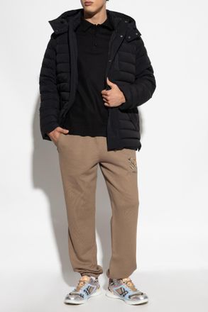 Moose Knuckles Down Jacket With Detachable Hood, Mens, Black