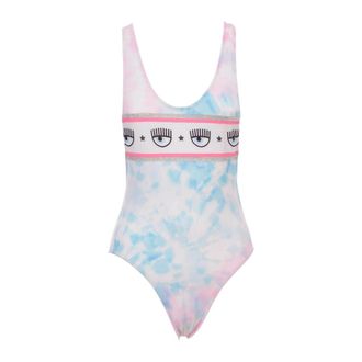 Chiara Ferragni One-piece Swimsuit - female - Chiara Ferragni Collection - Swimsuits - Blue - L - Swimwear