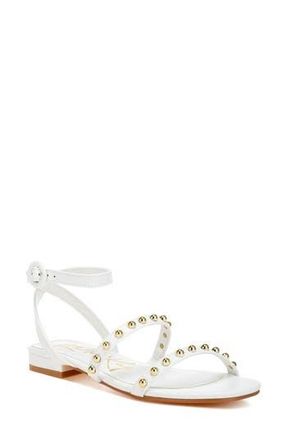 London Rag Flippity Studded Ankle Strap Sandal in Off White at Nordstrom Rack, Size 10
