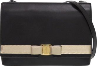 Ferragamo Leather Shoulder Bag (Pre-Owned)