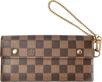 Louis Vuitton Pre-owned Canvas wallets - Dames - Vintage Accessoires - Bruin - ONE Size - Vintage