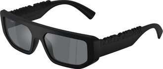 Dolce & Gabbana DG6203 25256G Mens Sunglasses Black Size 56