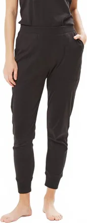 Under The Canopy Organic Tapered Jogger In Black
