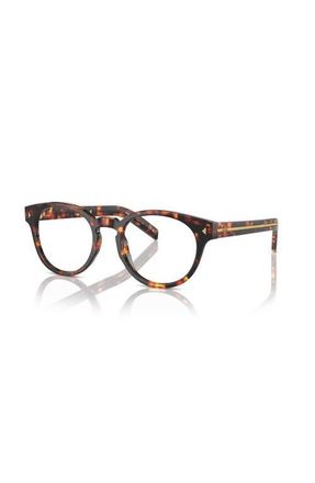 Prada 50mm Phantos optical glasses in Tortoise at Nordstrom