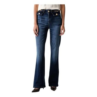 Fracomina Dames, Jeans, Blauw, Maat: W29 Katoen
