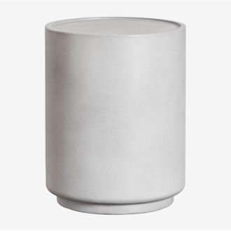 Sklum Pack De 2 Mesitas De Noche Redondas &Oslash;35 Cm En Cemento Darwys Sklum