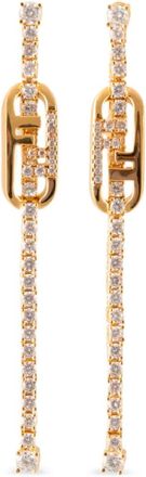 Fendi OLock oorbellen met hanger - Goud