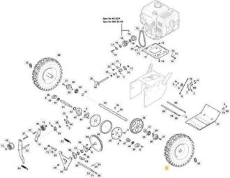 STIGA Sports Rueda Completa Derecha Como 62 P Original Stiga - 118820581/0