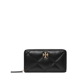 Tory Burch Tory Burch, Wallets & Cardholders, female, Black, Size: ONE SIZE Black Silk & Nylon Wallets