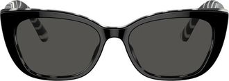 Dolce & Gabbana Sunglasses, unisex, Black, Size: 49 MM Cat-eye Sunglasses