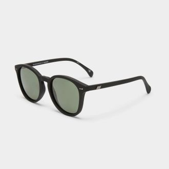 Le Specs Unisex Bandwagon Round Sunglasses In Black