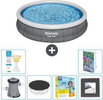 Bestway Piscina Bestway Fast Set Redonda - 366x76 Cm - 7-piezas S259