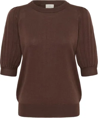 Kaffe Donna, Maglie, Marrone, L, new