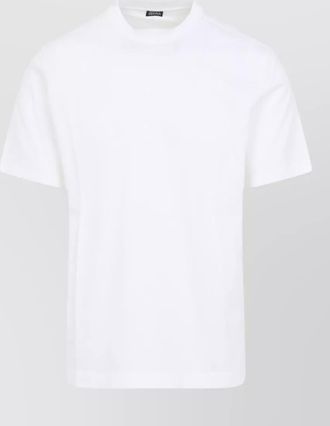 Ermenegildo Zegna cotton piqu&eacute; regular-fit t-shirt