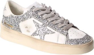 Golden Goose Stardan Glitter & Leather Sneaker