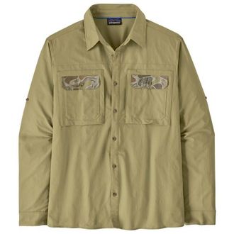 Patagonia L/S Self Guided Sun Shirt Hemd f&uuml;r Herren | oliv