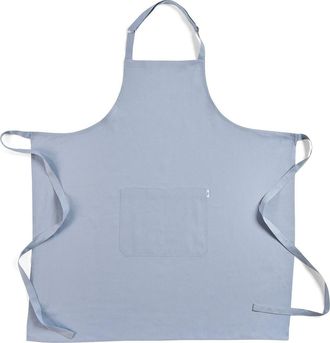 Solino Home Linen Apron 38 x 36 in for Dining Table, Holiday and Everyday Table Decor - Linen Full Midi Apron in Dusty Blue at Nordstrom, Size Medium