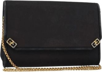 Gucci Pre-owned Clutches, female, Black, Size: ONE SIZE Pre-owned Nylon Clutch