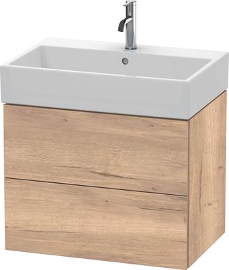 Duravit Duravit L-cube Mueble Bajo Lavabo Suspendido, 2 Cajones