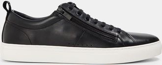 HUGO BOSS Hugo Mens Futurism Low Top Sneakers with Zipper Closure in Black - Size UK 6