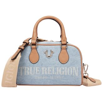 True Religion Denim Logo Mini Satchel Crossbody Bag
