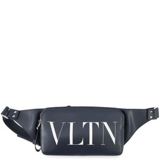 Valentino Navy Leather Sling Bag (Pre-Owned)
