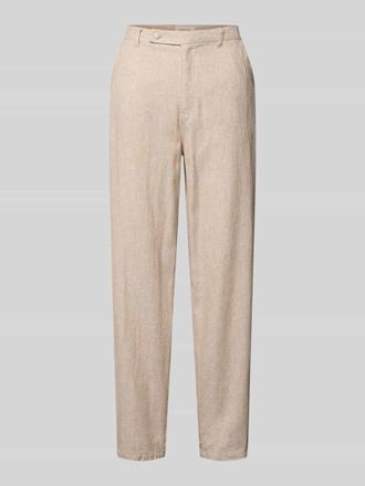 Freequent Leinenhose mit franz&ouml;sischen Eingrifftaschen Modell lavasi in Sand, Gr&ouml;&szlig;e XXL