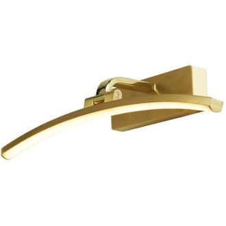 Searchlight Applique Moderna Santorini Acciaio Ottone Alluminio Led 8,2W 3000K