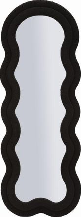 Mauro Ferretti Espejo De Pared Teddy Negro Cm 60x4x160 (medida Del Espejo Cm 39x137)