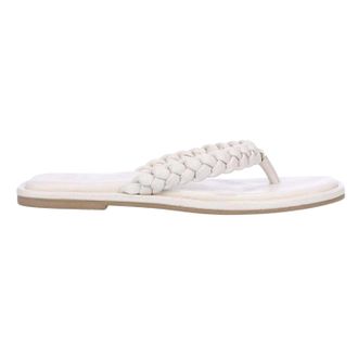 Dune London Dames/Dames Teen Post Platte Sandalen (Ecru)