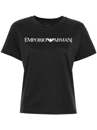 Emporio Armani T-shirt con stampa - Nero