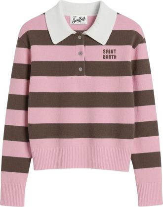 MC2 Saint Barth Maglione Hadidy con colletto e bottoni - - Tops - Donna - Rosa - M