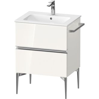 Duravit Duravit - Sivida Mueble Bajo Lavabo, 2 Cajones, Tirador Cromado