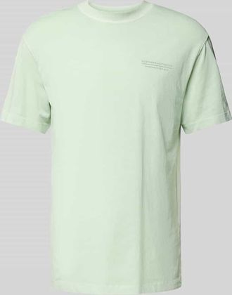 Tom Tailor Denim Relaxed Fit T-Shirt aus reiner Baumwolle in Mint, Gr&ouml;&szlig;e XXL