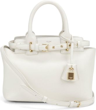 Celine White Leather Tote Bag (Pre-Owned)