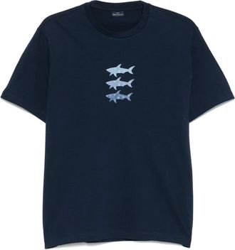 Paul & Shark T-shirt con stampa - Blu