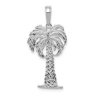 Diamond2Deal 14k Gold Palm Tree Pendant