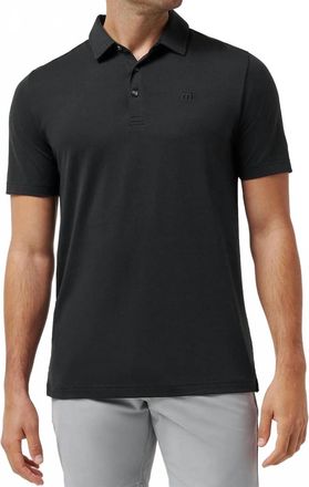 Travis Mathew Featherweight Polo In Black