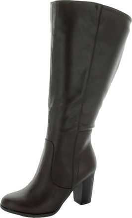 Style & Co. Womens Style & Co. Addyy Wide-Calf Tall Knee High Boots Chocolate ADDYYPWC