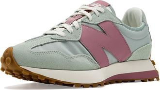 New Balance Classics 327 Womens Shoes Lone Star Grey/Rosewood : 11.5 B - Medium, Suede/Synthetic