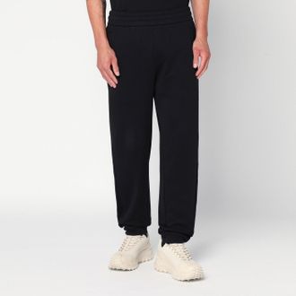 Moncler Pantalone jogging nero in cotone