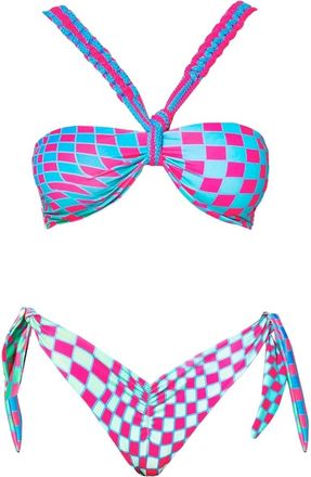 F**k Badmode, Dames, Veelkleurig, S, Polyester, Bikini