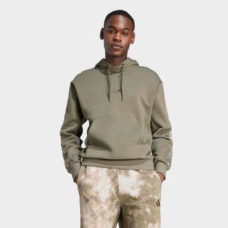 adidas Kapuzensweatshirt ADIDAS SPORTSWEAR M SEA AOP HD, Herren, Gr. XXL, gr&uuml;n (olive strata, multicolor, olive strata), Obermaterial: 70% Baumwolle, 30% Pol