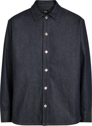 A.P.C. Surchemise Denim Overshirt - Indigo - XL