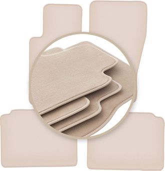 OEM Alfombrillas Beige Premium Para Jeep Grand Cherokee Iii Wk Todoterreno 2005-2010