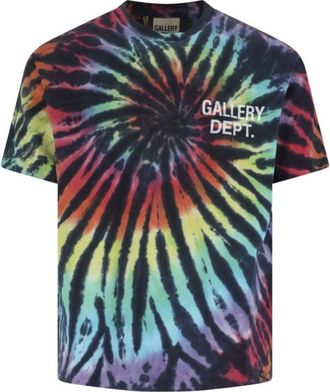 Gallery Dept. Multicolor Tie-Dye T-Shirt With Logo Prints