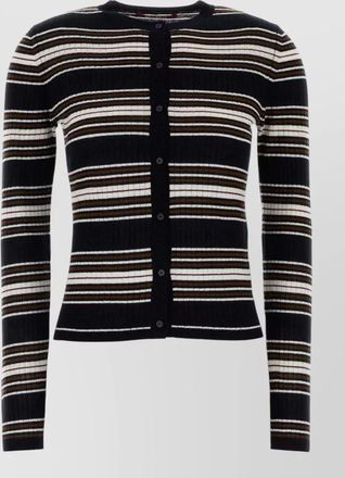 MM Studio embroidered silk cardigan