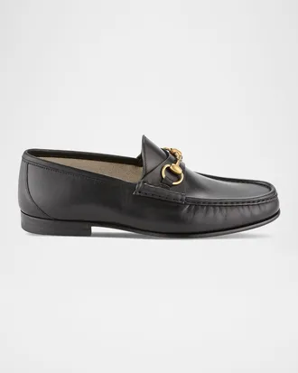 Gucci Men & apos;s Horsebit 1953 Leather Loafers